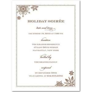  Thermography Holiday Party Invitations   Snowy Soirã(c)e 