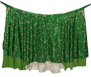 rayon silk sari reversible two layer long wrap around skirt
