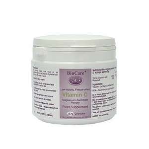 Biocare Vitamin C Powder (Magnesium ascorbate powder) Citrus Free 250g