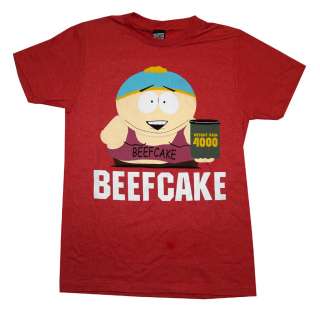 South Park Eric Cartman Beefcake Weight Gain 4000 Cartoon T Shirt Tee 