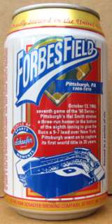 SCHAEFER BEER Can FORBES FIELD Baseball PITTSBURGH, PA.  
