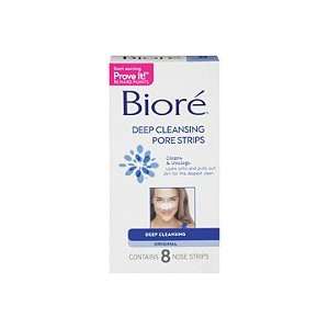  Biore Deep Cleansing Pore Strips 8 (Quantity of 4) Beauty