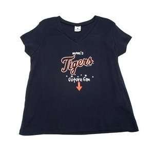 Detroit Tigers Moms Future Fan Maternity T shirt by Soft As A Grape 