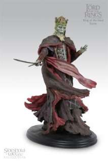 LORD OF THE RINGS KING OF THE DEAD STATUE SIDESHOW LOTR  