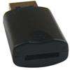 USB 2.0 High Speed SD TF Memory Card Reader Black #8924  