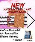 AIR CARE ELECTRA GOLD 12x24x1 ANTI MICROBIAL ELECTROSTATIC AIR 