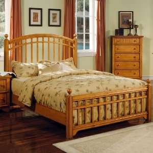  World Imports Country Pine Panel Bed 1162 panel bed