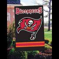 Tampa Bay Buccaneers 2 sided Applique Banner Flag Oversized 44x28 
