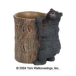    Blonder Home Accents Black Bear Lodge Tumber