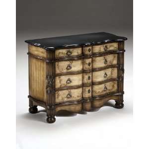 Hillsdale Furniture 63187 Chandler 2   Door Console Chest with Black 