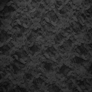  Nylon Stretch Lace Fabric Black