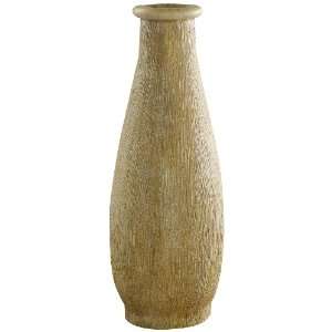   Polivaz DV WW LBOT M BGE Whitewash Floor Vase, Medium