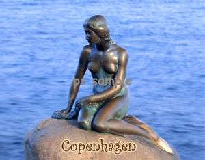 Denmark   Copenhagen Little Mermaid   Fridge Magnet  