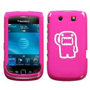  BLACKBERRY TORCH 9800 WHITE DOMO SALUTING ON A PINK HARD 