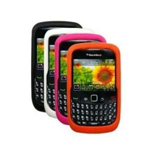  Four Silicone Cases / Skins / Covers for Blackberry Curve 