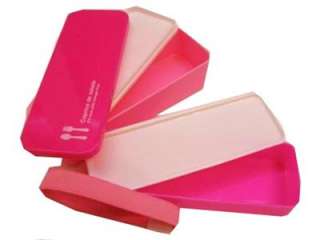 Japanese BENTO LUNCH BOX SET Vivid color pink 2tier  
