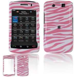 Pink/White Zebra Design 2 Piece Hard Case for BlackBerry Storm 2 9550