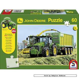 NEW Schmidt jigsaw puzzle 60 pcs John Deere   Tractor 8345R and field 