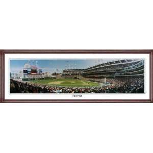  Cleveland Indians   First Pitch   Framed Panoramic Print 