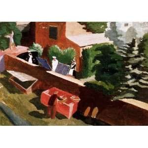  Hand Made Oil Reproduction   Stanley Spencer   32 x 22 