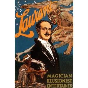  Laurant magician, illusionist, entertainer 20x30 poster 