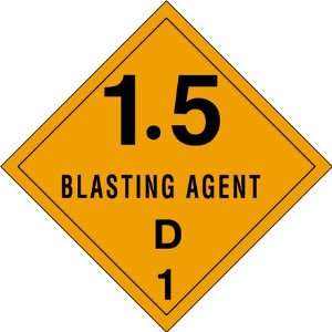   in. x 4 in.  in.1.5  Blasting Agent  D 1 in. Labels