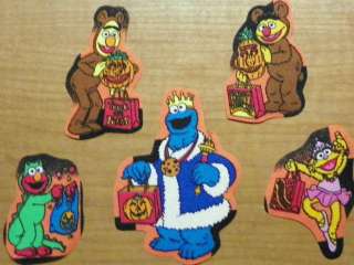 Sesame Street Ernie Bert Cookie Monster Zoe Halloween Fabric Iron On 