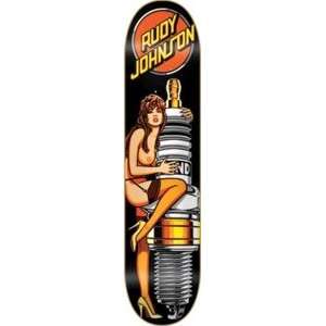 Blind Rudy Johnson Sparkplug Limited Skateboard Deck   8.6 