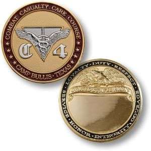 CAMP BULLIS,TEXAS COMBAT CASUALTY CARE COURSE C4 COIN  
