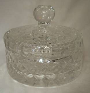 WATERFORD crystal Round Covered Bowl   Candy(?)  