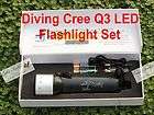 120Lm CREE LED Dive Light Diving Flashlight Waterproof Torch 4 x AA 