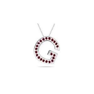  Ruby Initial G Pendant Jewelry