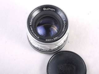 Steinheil Quinon 50mm F/2.0 Leica M39 mount  