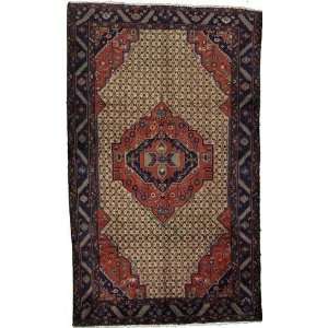  411 x 82 Brown Persian Hand Knotted Wool Koliaei Rug 