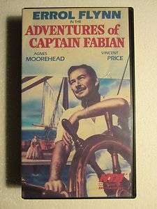 ADVENTURES OF CAPTAIN FABIAN(1951)VHS(NTA RELEASE) ERROL FYLNN  