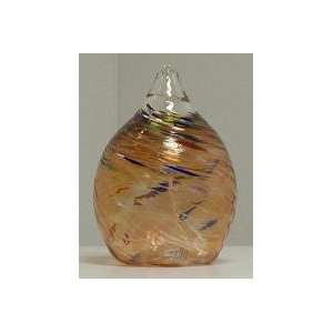 Loretta Eby Hot Glass Copper Grand Oil Lamp 8 Inch 
