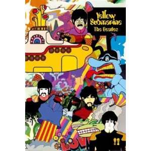  The Beatles Yellow Submarine John Lennon Rock Music Poster 