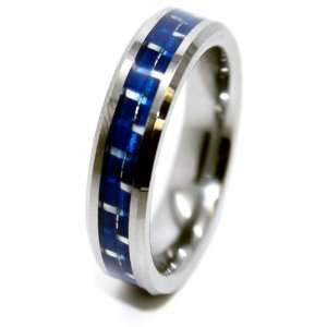 Blue Chip Unlimited   6mm Designer Unisex Tungsten Carbide Wedding 