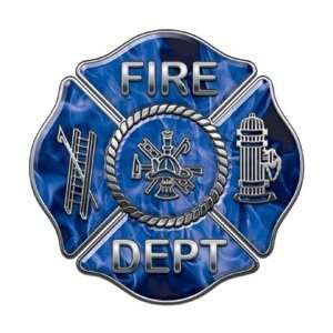  Firefighter Fire Department Decal Inferno Blue 12 