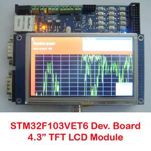 STM32 STM32F103VET6 Dev. Board + 4.3 TFT LCD Module  