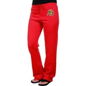 Tulsa Golden Hurricane Ladies Red Logo Applique Sweatpant 