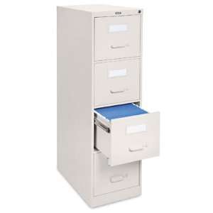  Vertical File Cabinet, 4 Drawer   Tan