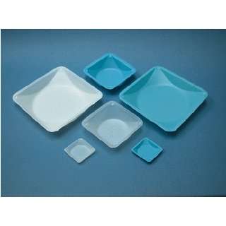 Eagle Thermoplastics WB 316 100 Anti Static PS Natural Weigh Dish, 3 1 