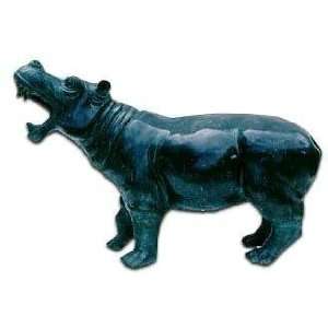 Metropolitan Galleries SRB991019 Large Hippo Bronze 
