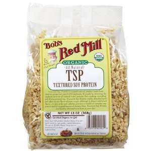 Bobs Red Mill Organic Textured Soy Protein, 13 oz (Quantity of 4)