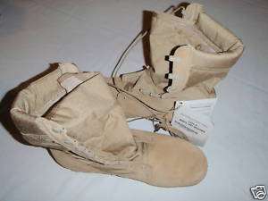 Desert Tan Hot Weather Boots Size 12.5R Military Issue  
