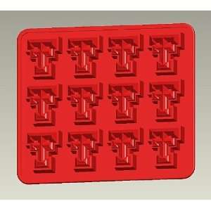   Texas Tech TTU Red Raiders Logo Ice Tray & Candy Mold   Set of 2 Home