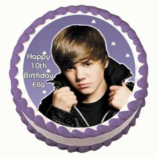 JUSTIN BIEBER #4 Edible Cake Image Party Decoration NEW  