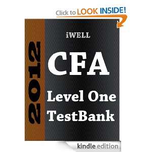 iWELL CFA Testbank  Level One i WELL  Kindle Store