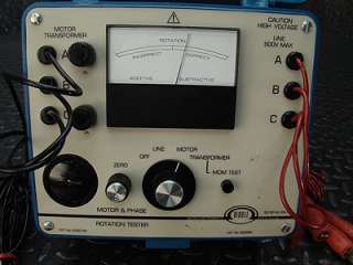 BIDDLE 560060 Motor & Phase Rotation Tester 50/60 Hz  